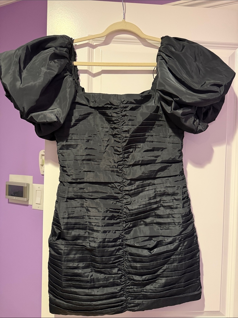 Rhode Suzette black mini dress